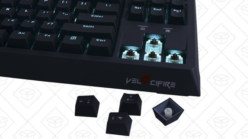Teclado mecánico Velocifire, $27 con código 9K56ZCTG | Teclado completo, $37 con código 8IF59B8X